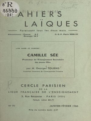 cover image of Camille Sée